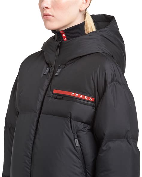 prada nylon puffer jacket|prada puffer jacket price.